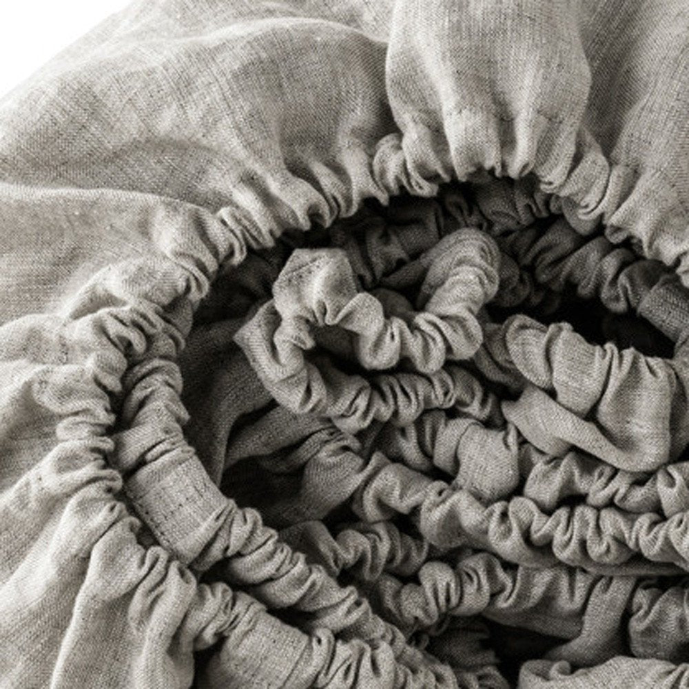 Cloud Linen Queen Fitted sheet HomeRoots