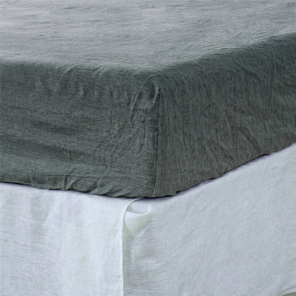 Cloud Linen Twin Fitted Sheet HomeRoots