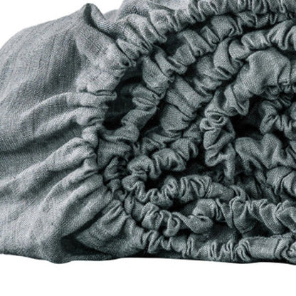 Cloud Linen Queen Fitted sheet HomeRoots