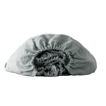 Cloud Linen Twin Fitted Sheet HomeRoots