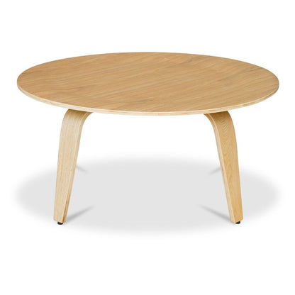 34" Natural Round Coffee Table HomeRoots