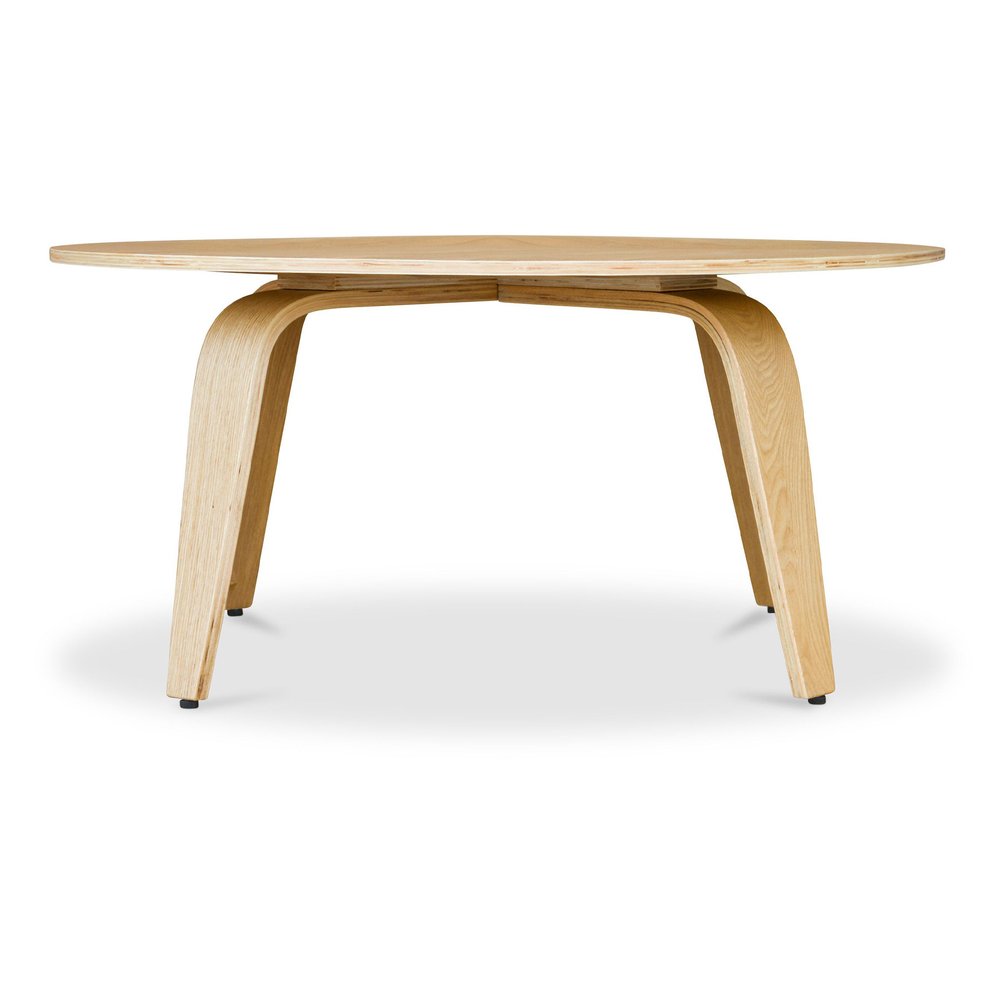 34" Natural Round Coffee Table HomeRoots