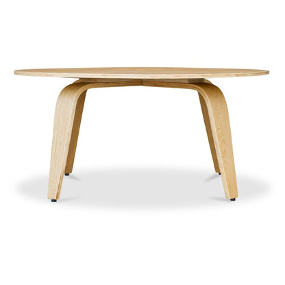 34" Natural Round Coffee Table HomeRoots