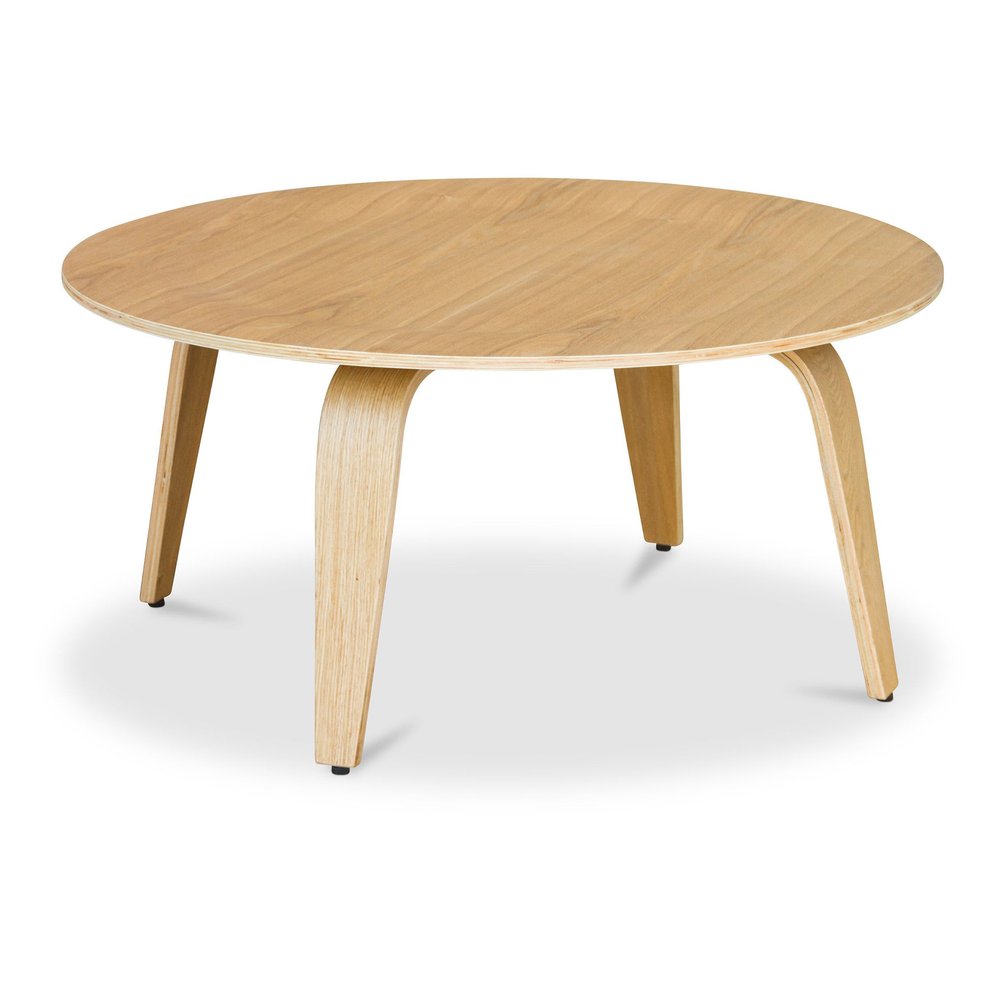 34" Natural Round Coffee Table HomeRoots