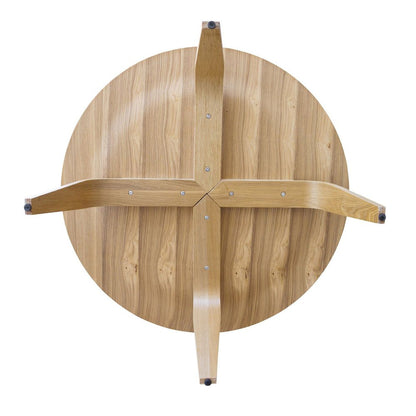 34" Natural Round Coffee Table HomeRoots