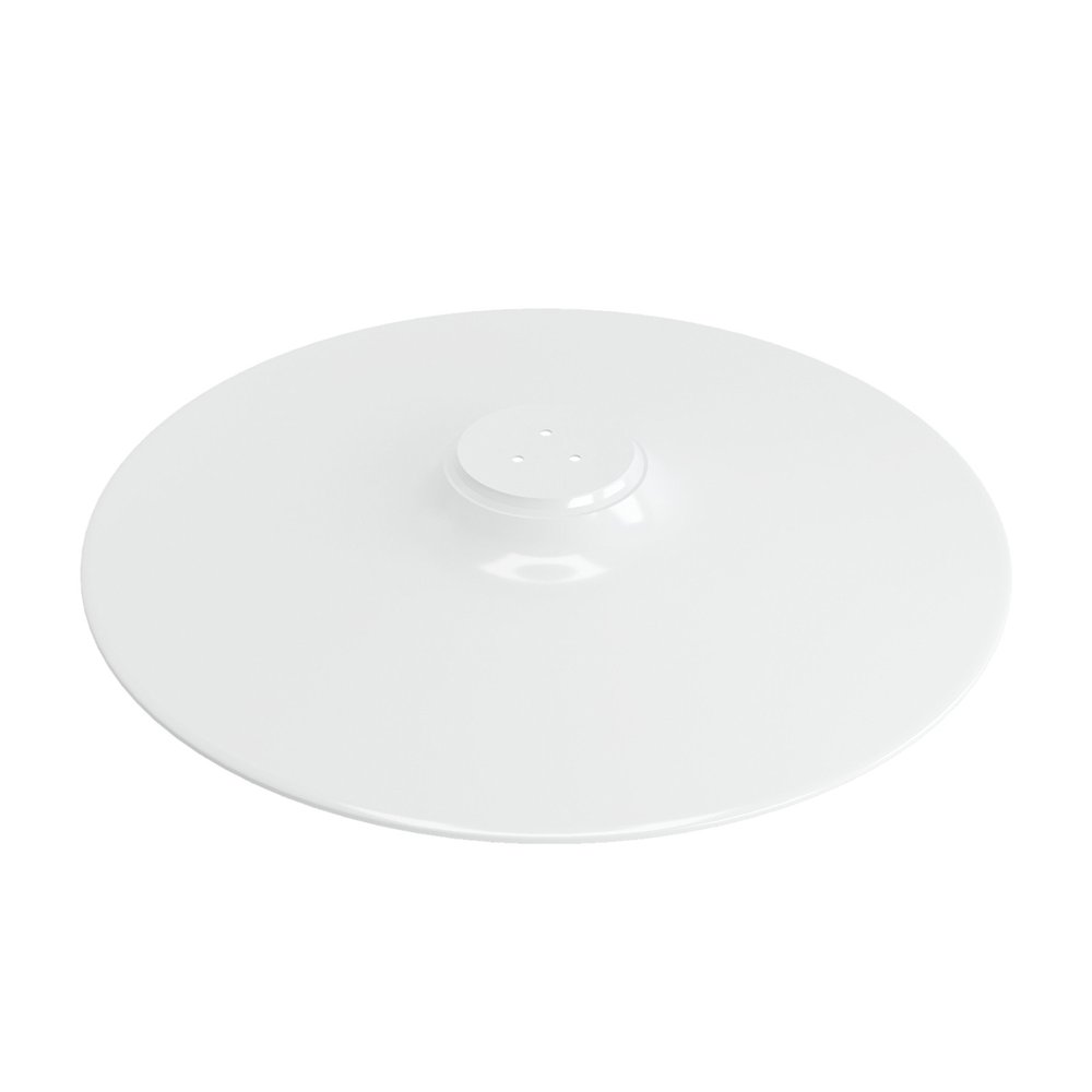 36" White Metal Dining Table HomeRoots