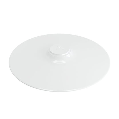 36" White Metal Dining Table HomeRoots