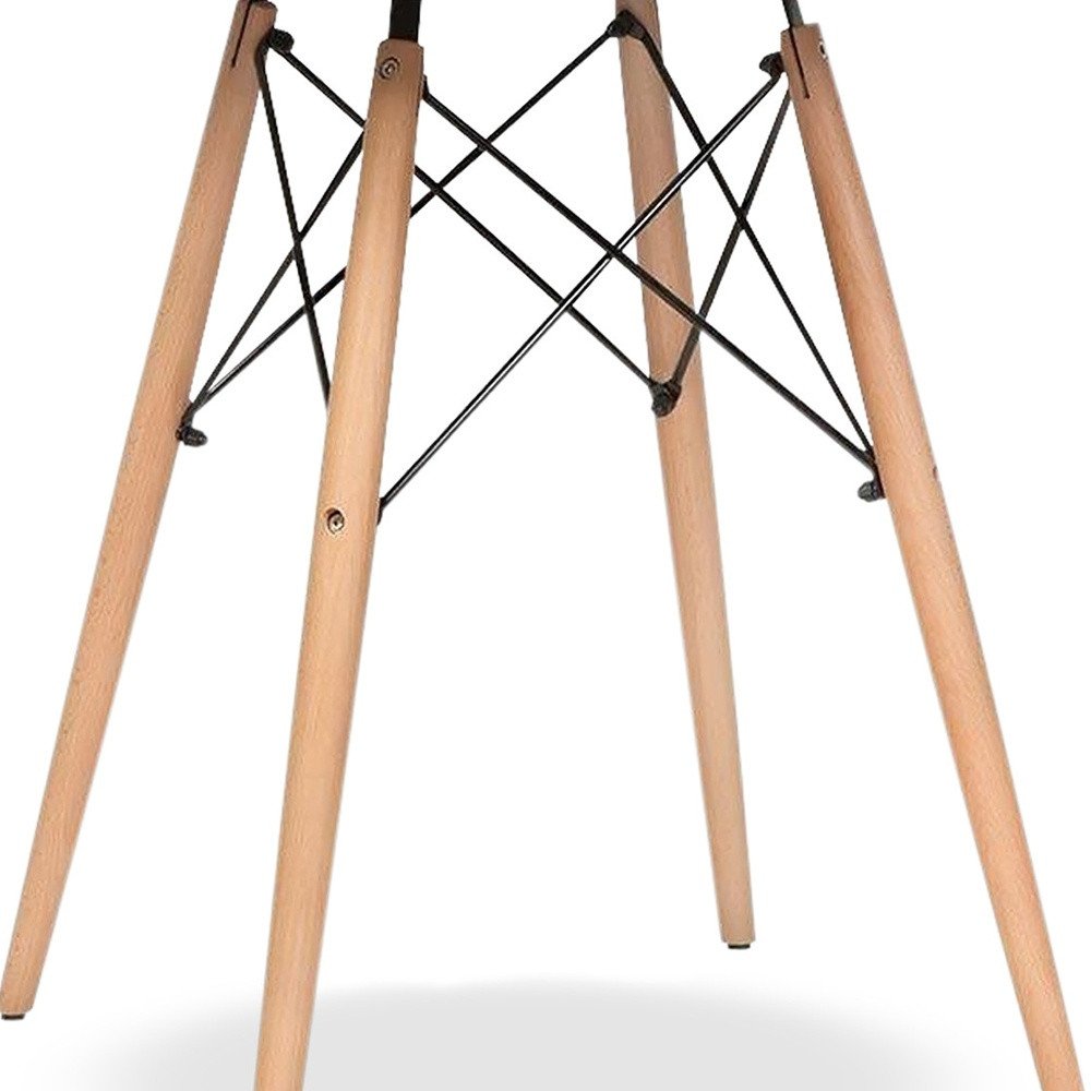 36" White And Natural Solid Wood Dining Table HomeRoots