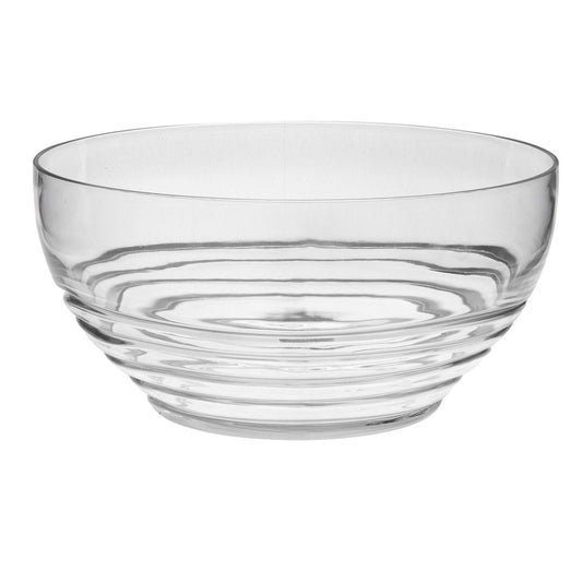 10" Clear Acrylic Round Salad Bowl HomeRoots