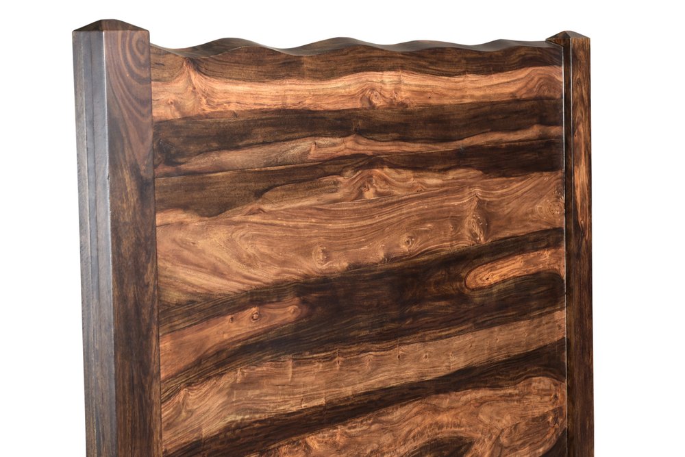 Walnut Live Edge Solid Wood Queen Bed Frame — view 6