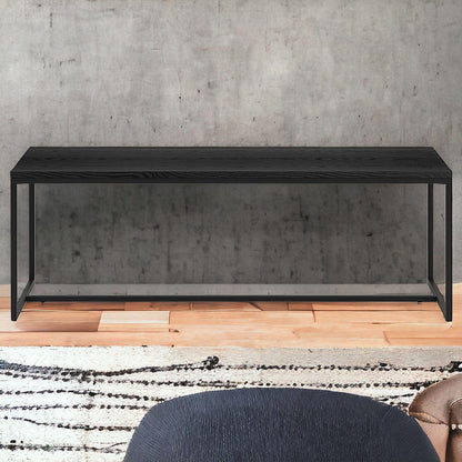 47" Black Coffee Table - FurniFindUSA