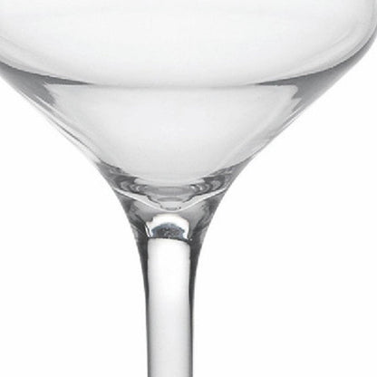 Set of Four Clear Tritan Plastic Stemmed Flutes HomeRoots