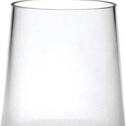 Set of Four Clear Tritan Plastic Stemless All Purpose Tumbler Wine Glasses HomeRoots