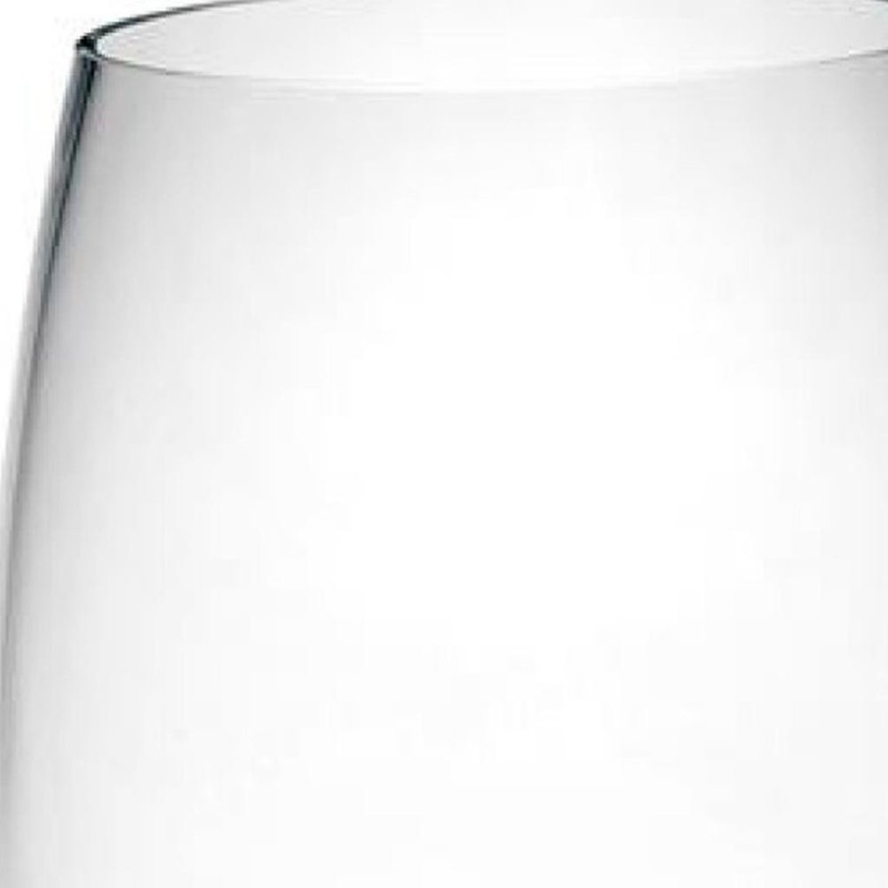 Set of Four Clear Tritan Plastic Stemmed All Purpose Wine Glass HomeRoots