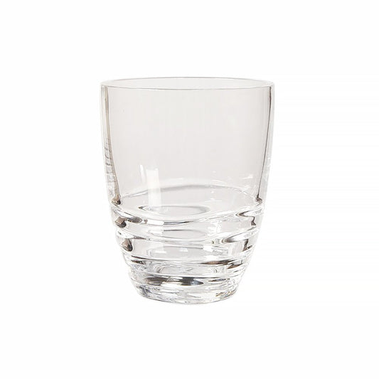 Set of Four Clear Acrylic Stemless Whiskey Glass HomeRoots
