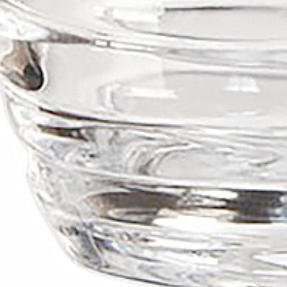 Set of Four Clear Acrylic Stemless Whiskey Glass HomeRoots