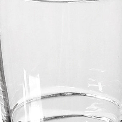 Set of Four Clear Swirl Acrylic Highball Glasses HomeRoots
