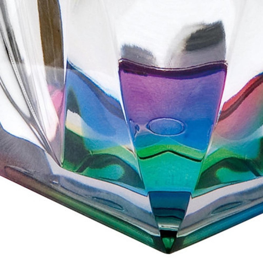 Set of Four Rainbow Acrylic Stemless Highball Glass HomeRoots