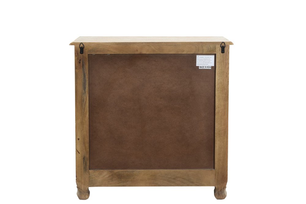 30" White Solid Wood Distressed Three Drawer Nightstand HomeRoots