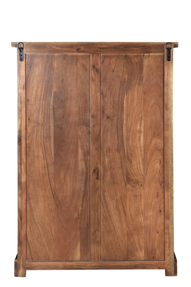 51" Brown Solid Wood Live Edge Five Drawer Standard Chest HomeRoots