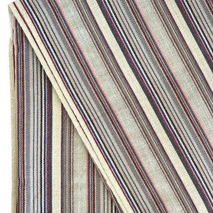 39" X 71" Gray Cotton Plain Weave Striped Turkish Towel Throw Blanket with Tassels HomeRoots