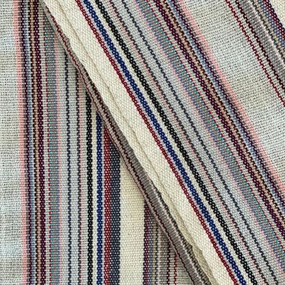 39" X 71" Gray Cotton Plain Weave Striped Turkish Towel Throw Blanket with Tassels HomeRoots