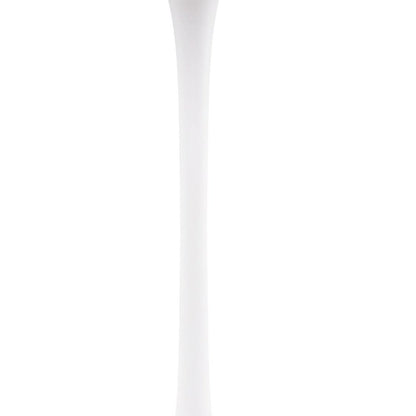 36" White Rounded Manufactured Wood and Metal Bar Table HomeRoots