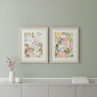 Set Of Two Abundance Plethera Brown Framed Print Wall Art HomeRoots