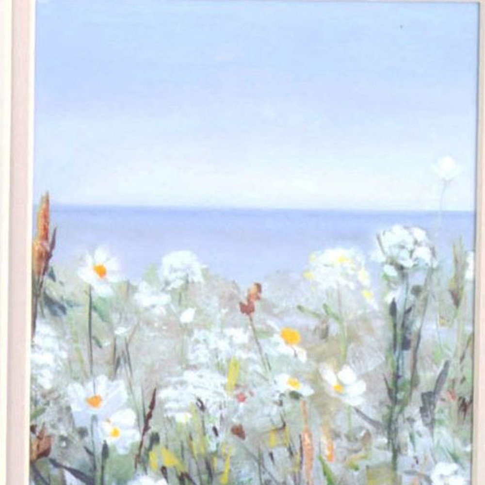 Set Of Two Wild Sea Breeze White Framed Print Wall Art HomeRoots