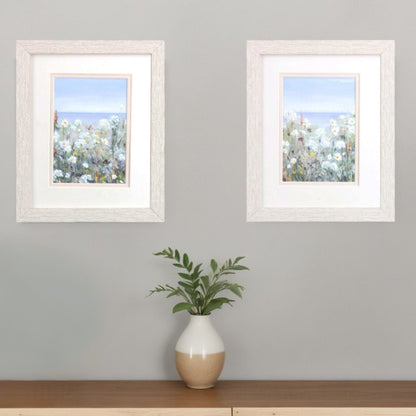 Set Of Two Wild Sea Breeze White Framed Print Wall Art HomeRoots