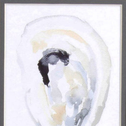 Set Of Two Oyster Shell White Framed Print Wall Art HomeRoots