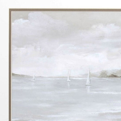 Set Of Two Sail Away White Framed Print Wall Art HomeRoots