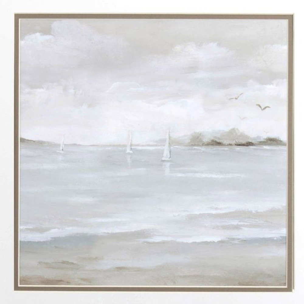 Set Of Two Sail Away White Framed Print Wall Art HomeRoots