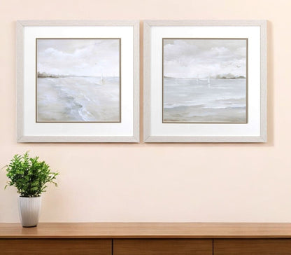 Set Of Two Sail Away White Framed Print Wall Art HomeRoots