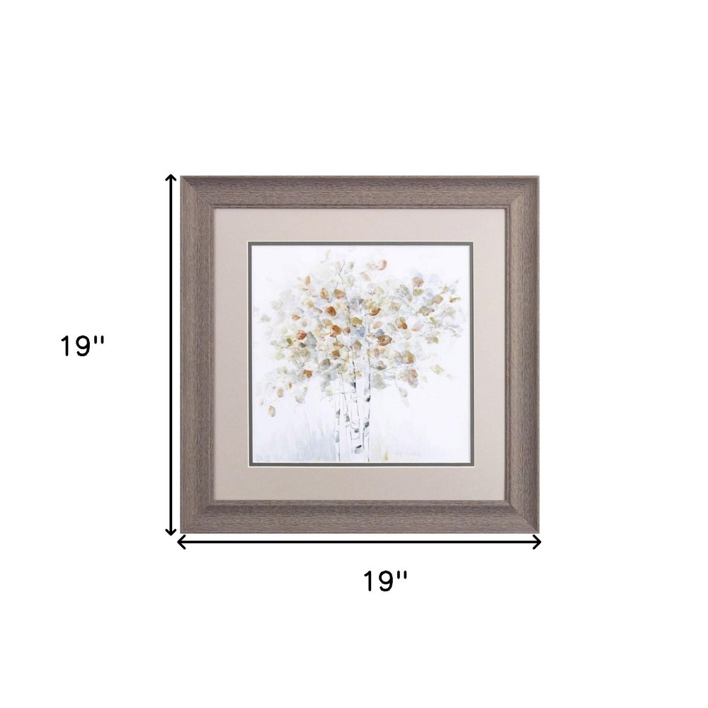 Set Of Two Birch Grove Brown Framed Print Wall Art HomeRoots
