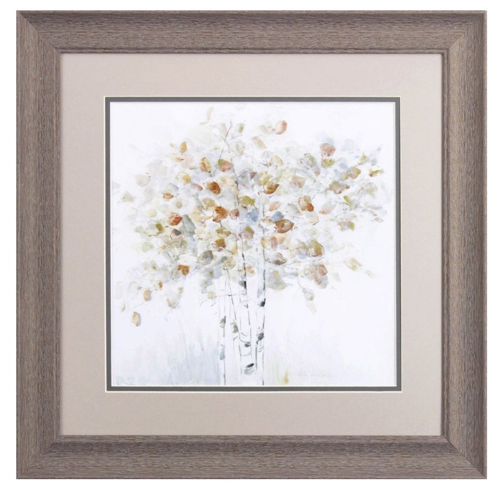Set Of Two Birch Grove Brown Framed Print Wall Art HomeRoots