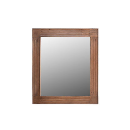 46" Brown Dresser Solid Wood Mirror HomeRoots