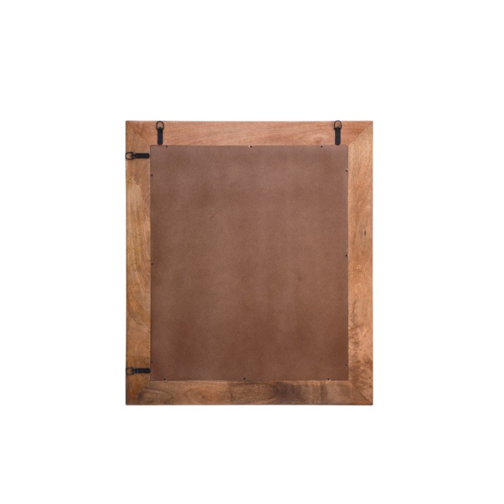 46" Brown Dresser Solid Wood Mirror HomeRoots
