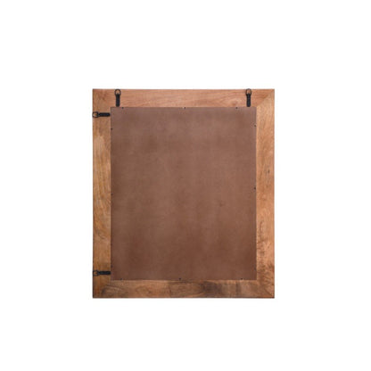 46" Brown Dresser Solid Wood Mirror HomeRoots