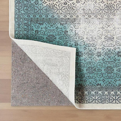 2' x 4' Gray Non Slip Rug Pad HomeRoots