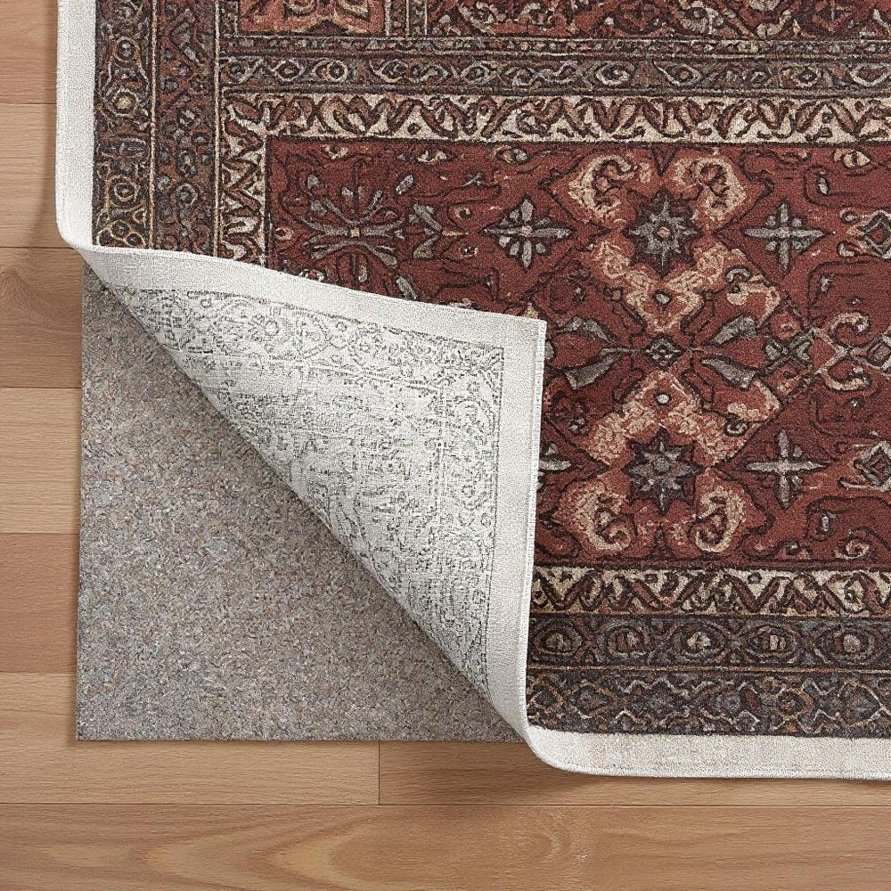 3' x 5' Gray Non Slip Rug Pad HomeRoots