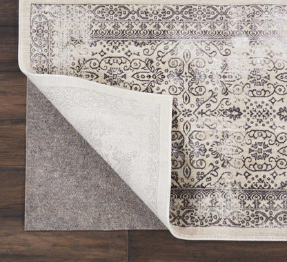 3' x 5' Gray Non Slip Rug Pad HomeRoots