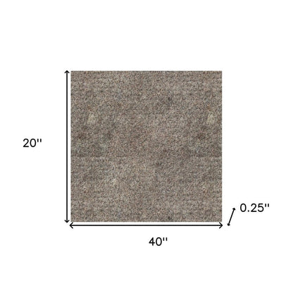 2' x 3' Gray Non Slip Rug Pad HomeRoots