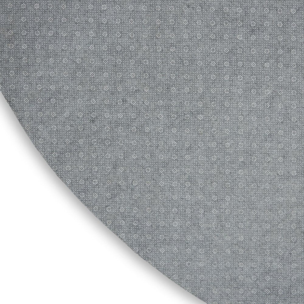 8' Round Gray Non Slip Rug Pad HomeRoots