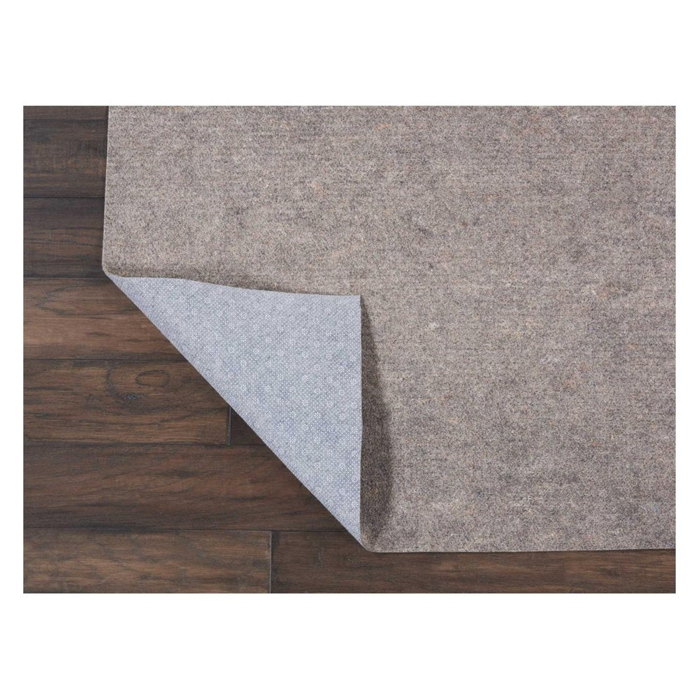 8' Round Gray Non Slip Rug Pad HomeRoots
