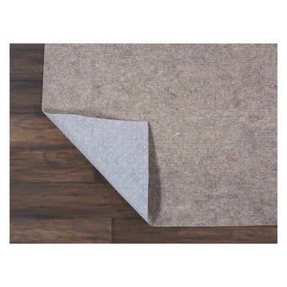 8' Round Gray Non Slip Rug Pad HomeRoots
