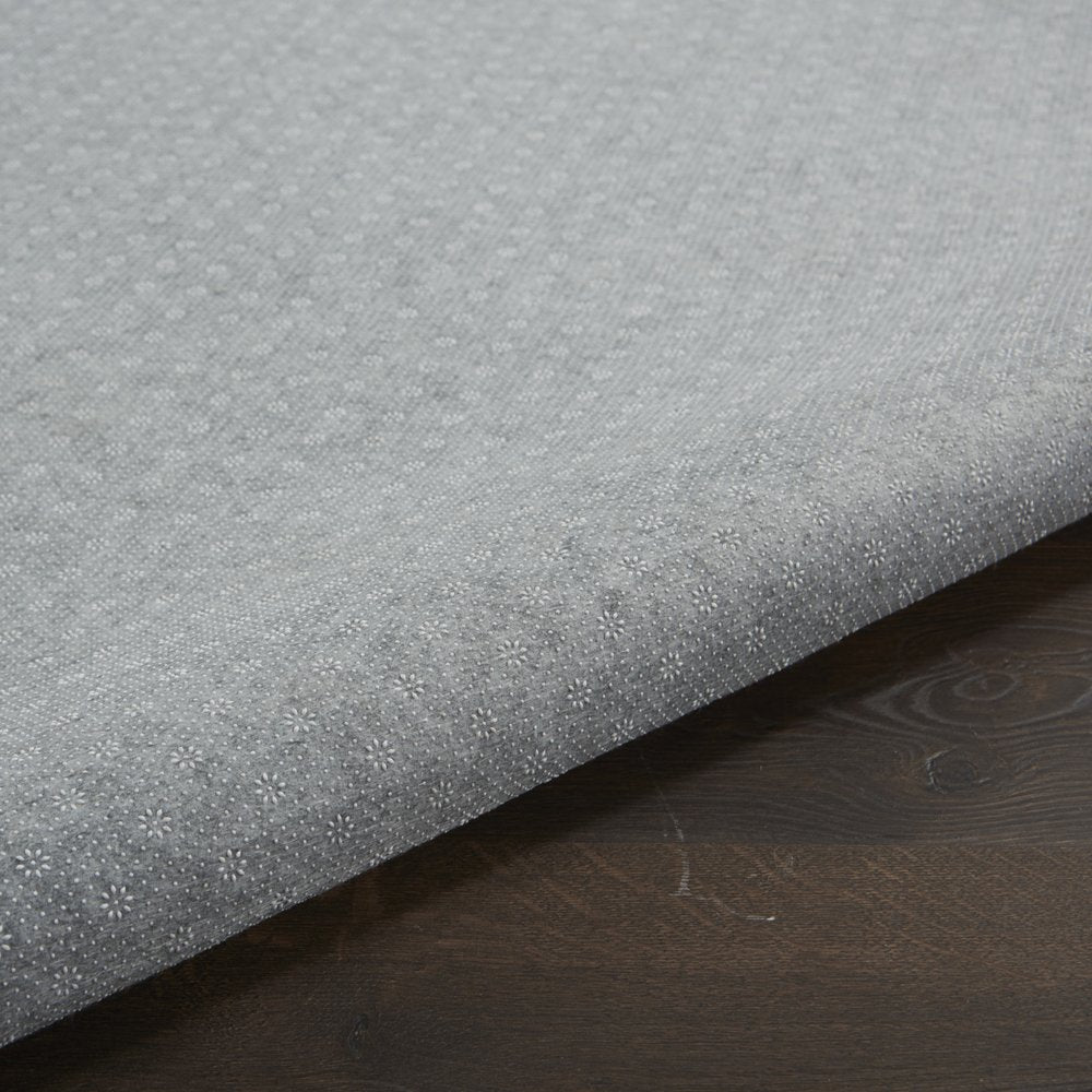 8' Round Gray Non Slip Rug Pad HomeRoots
