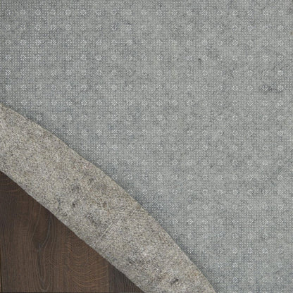 8' Round Gray Non Slip Rug Pad HomeRoots