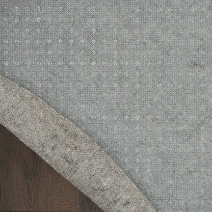 8' Round Gray Non Slip Rug Pad HomeRoots