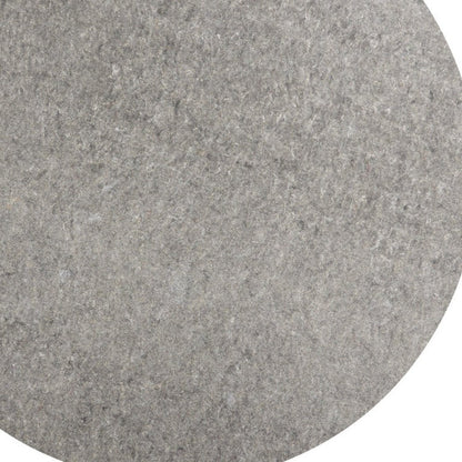 8' Round Gray Non Slip Rug Pad HomeRoots